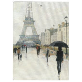 Eiffeltoren | Parijs in de Regering Klembord (Achterkant)