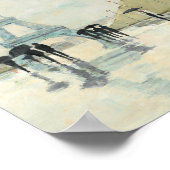 Eiffeltoren | Parijs in de Regering Poster (Hoek)