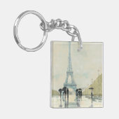 Eiffeltoren | Parijs in de Regering Sleutelhanger (Voorkant Links)
