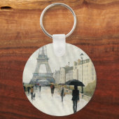 Eiffeltoren | Parijs in de Regering Sleutelhanger (Voorkant)