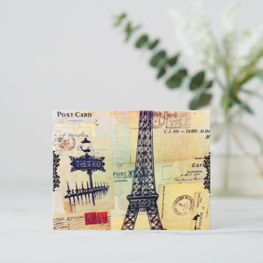 Eiffeltoren Parijs Inspirerend Briefkaart (Staand voorkant)