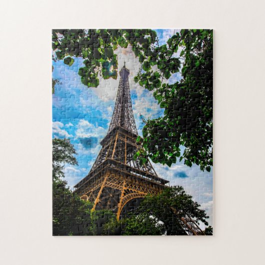Eiffeltoren Parijs. Legpuzzel (Verticaal)