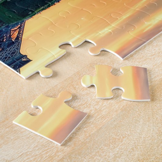 Eiffeltoren Parijs. Legpuzzel (Zijkant)