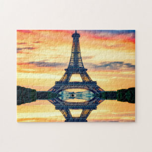 Eiffeltoren Parijs. Legpuzzel