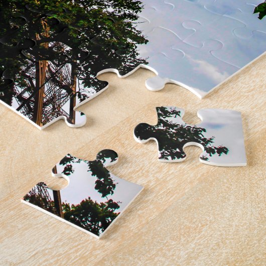 Eiffeltoren Parijs. Legpuzzel (Zijkant)