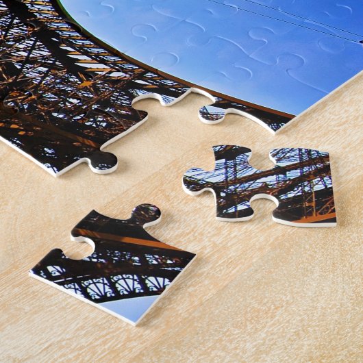 Eiffeltoren Parijs. Legpuzzel (Zijkant)
