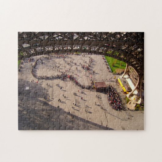 Eiffeltoren Parijs. Legpuzzel (Horizontaal)