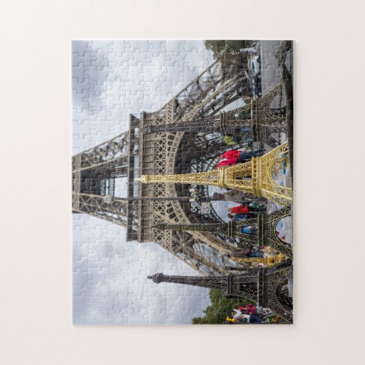 Eiffeltoren Parijs. Legpuzzel (Verticaal)