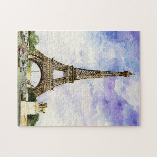Eiffeltoren Parijs. Legpuzzel (Horizontaal)