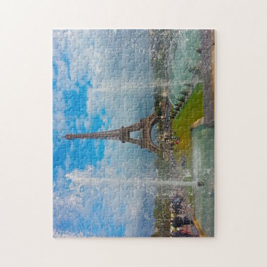Eiffeltoren Parijs. Legpuzzel (Verticaal)