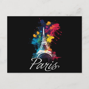 Eiffeltoren Parijs Meisjes Reizen Vakantie Frankri Briefkaart