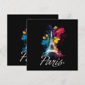 Eiffeltoren Parijs Meisjes Reizen Vakantie Frankri Kaart (Voorkant / Achterkant)