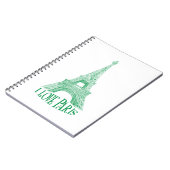 Eiffeltoren, Parijs Notitieboek (Linkerzijde)