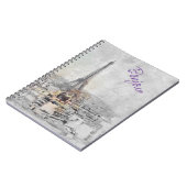 Eiffeltoren Parijs Notitieboek – Vintage Travel (Linkerzijde)