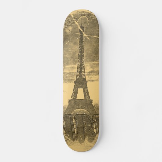 Eiffeltoren Parijs Persoonlijk Skateboard (Voorkant)