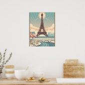 Eiffeltoren Parijs Poster (Keuken)