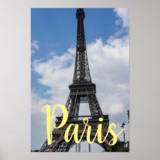 Eiffeltoren Parijs Poster (Voorkant)