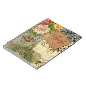 Eiffeltoren Parijs Reiscollage Notitieboek (Linkerzijde)