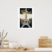 Eiffeltoren Parijs, Reisgeschenk Poster (Keuken)