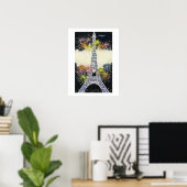 Eiffeltoren Parijs, Reisgeschenk Poster (Thuiskantoor)