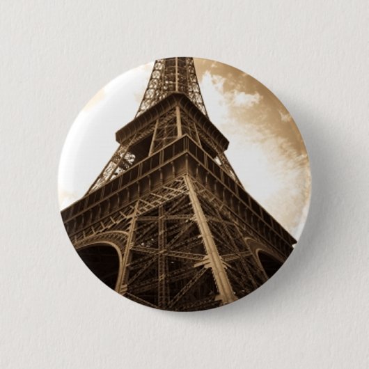 Eiffeltoren Parijs Ronde Button 5,7 Cm (Voorkant)