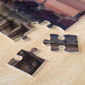 Eiffeltoren Parijs schemering aquarel aangepaste t Legpuzzel (Zijkant)