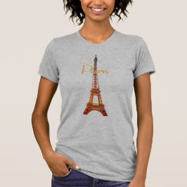 Eiffeltoren Parijs Tekst T-shirt