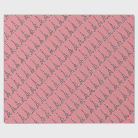 Eiffeltoren Parijs Thema Feest Inpakpapier (Vlak)