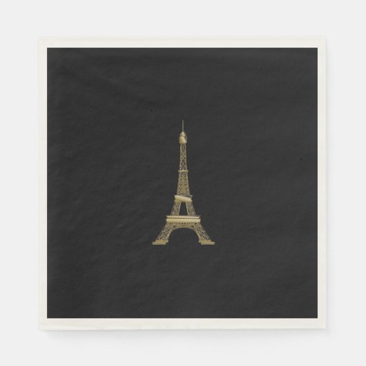 Eiffeltoren Parijs Theme Party Paper Napkins Servet (Voorkant)
