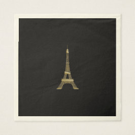 Eiffeltoren Parijs Theme Party Paper Napkins Servet