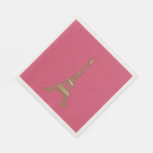Eiffeltoren Parijs Theme Party Paper Napkins Servetten (Hoek)