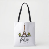 eiffeltoren parijs tote bag (Voorkant)