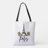 eiffeltoren parijs tote bag (Achterkant)