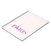 Eiffeltoren-Parijs-Vibrant en kleurrijk- Notitieboek (Linkerzijde)