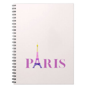 Eiffeltoren-Parijs-Vibrant en kleurrijk- Notitieboek