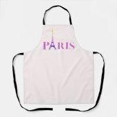 Eiffeltoren-Parijs-Vibrant en kleurrijk- Schort (Voorkant)