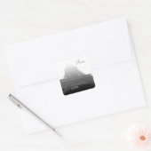 Eiffeltoren, Parijs Vierkante Sticker (Envelop)
