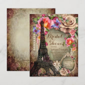 Eiffeltoren Parijs Vrijgezellenfeest Kaart (Voorkant / Achterkant)