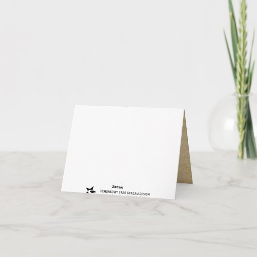 Eiffeltoren Parijse dank u Bedankkaart (Achterkant)