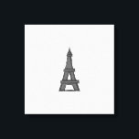 Eiffeltoren Parijse Explorer Canvas Afdruk<br><div class="desc">Een jeugdige afbeelding van de beruchte Eiffeltoren.</div>