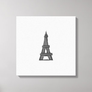 Eiffeltoren Parijse Explorer Canvas Afdruk
