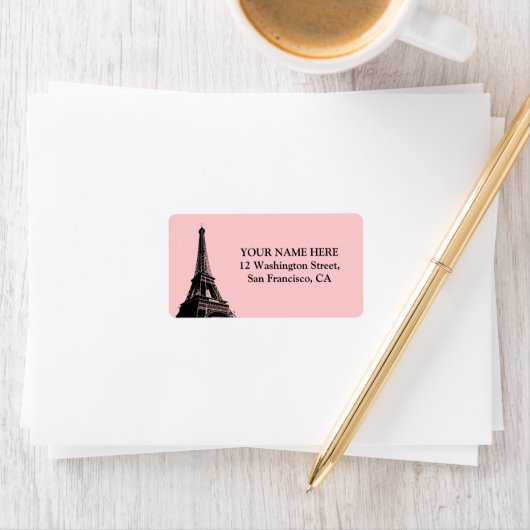 Eiffeltoren - Parijse herinneringen Etiket (Insitu)
