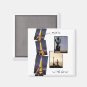 EIFFELTOREN PARIJSE MAGNEET (Voorkant / Achterkant)