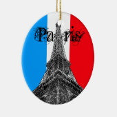 Eiffeltoren Parijse vlag Ornament (Rechts)