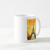 Eiffeltoren Paris Art Deco Koffiemok (Voorkant rechts)