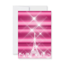 Eiffeltoren Paris Bridal Sweet 16th Diamond Pink