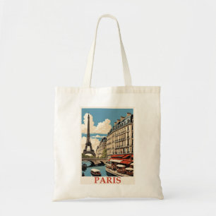  Eiffeltoren Paris Frankrijk Seine Cafe Tote Bag