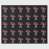 Eiffeltoren Paris Gift Wrapping Paper Cadeaupapier (Vlak)