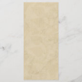  Eiffeltoren Paris Postmark Bruiloft Menu (Achterkant)