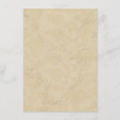  Eiffeltoren Paris Postmark Bruiloft Menu (Achterkant)